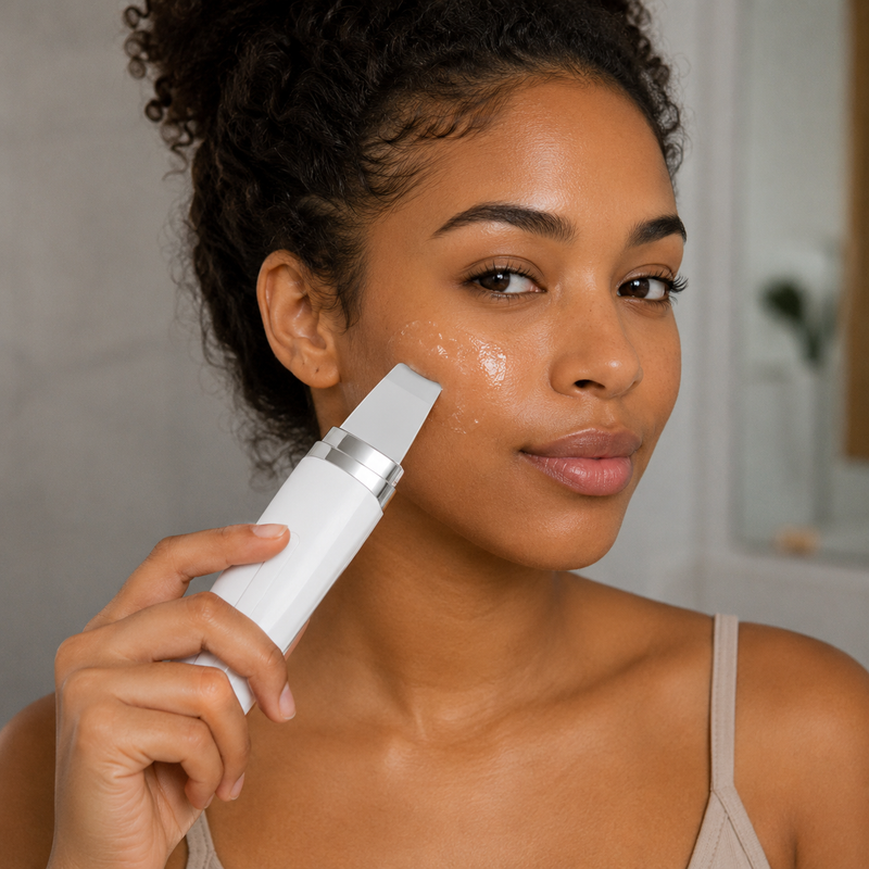 Esfoliante de pele ultrassônico.