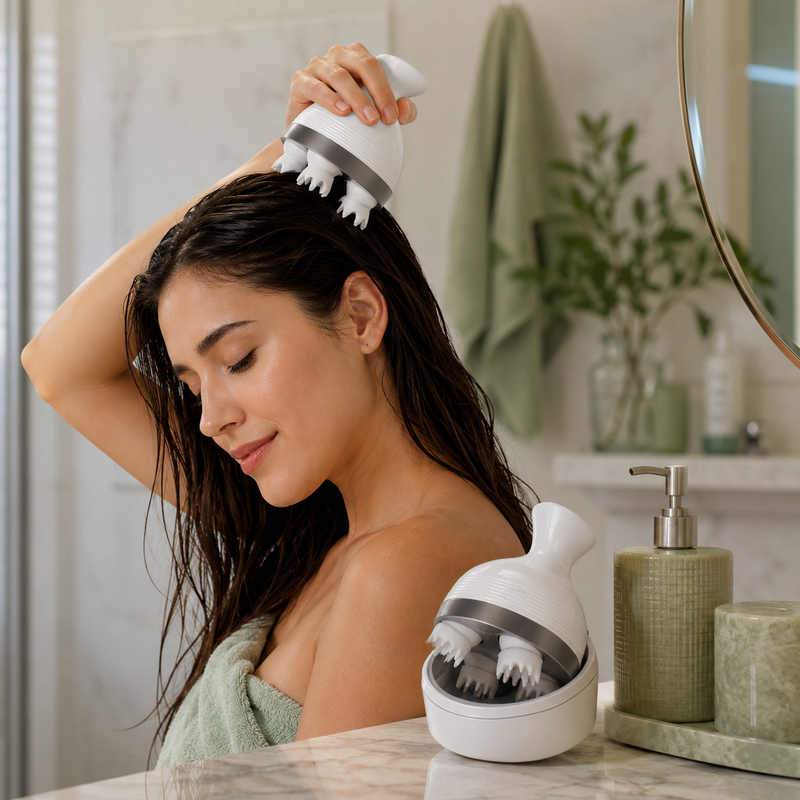 7 Benefícios do Massageador Elétrico Couro Cabeludo Relaxante