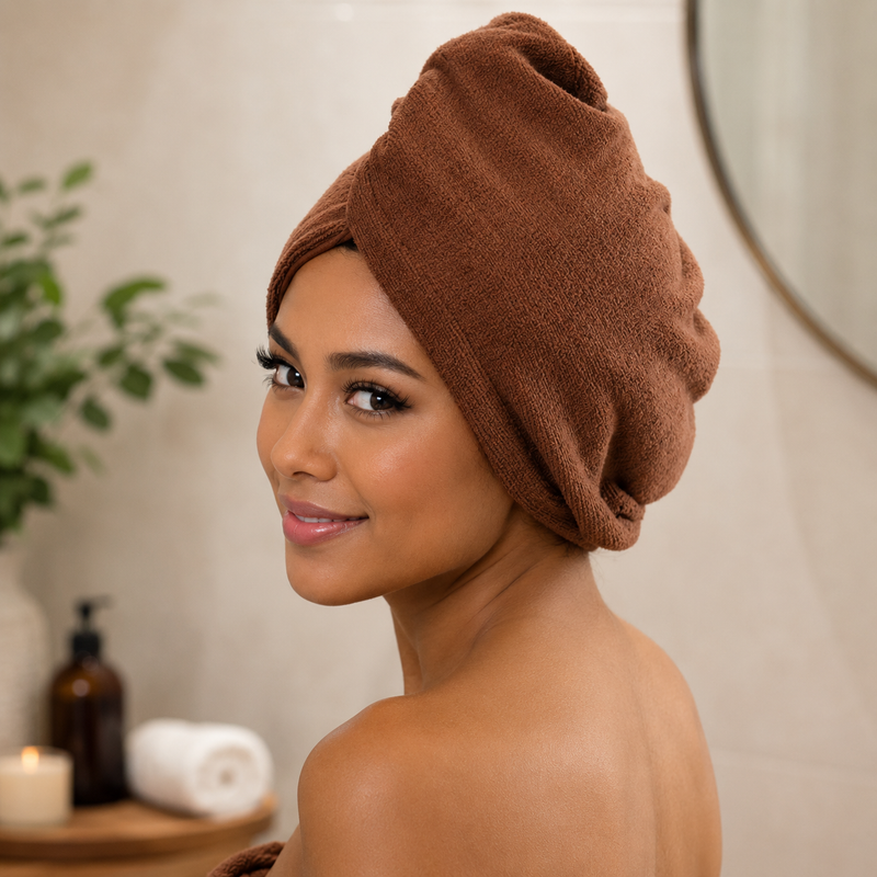 Toalha de Microfibra Para Cabelo Clean Hair