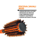 Escova Marco Boni Profissional Thermal Ceramic Cerdas Javali Nylon 65mm